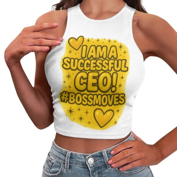 I am a Successful CEO Tight Tank Top - Image 3