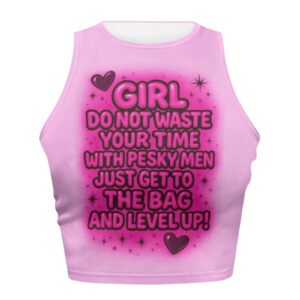 Get to the bag girl tight tank top