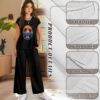 Catch Me by The Waves Short-sleeved Wide Leg Pajama Set - Image 5