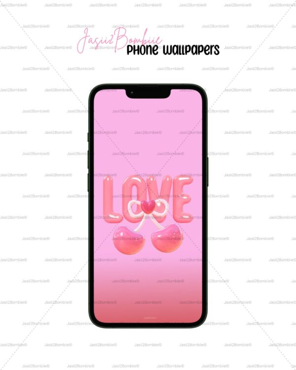 Cherry love dream phone wallpaper