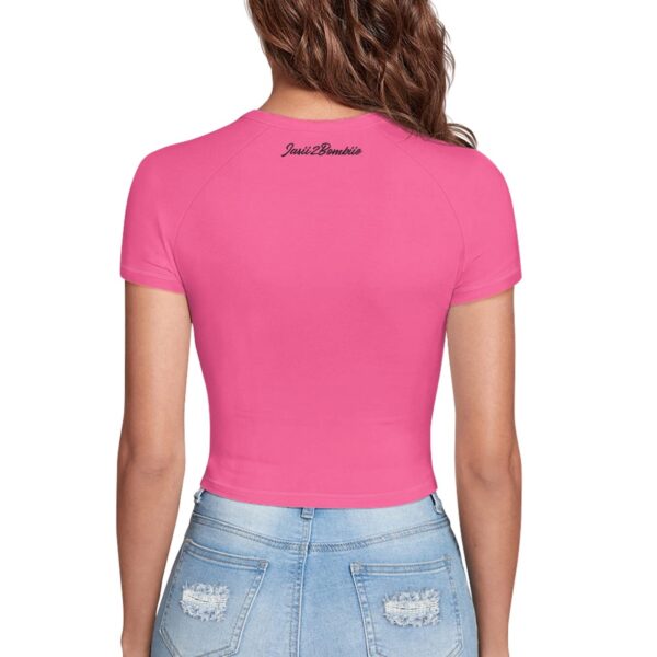 Boss Babe Graffiti Tight Cropped T-shirt - Image 4