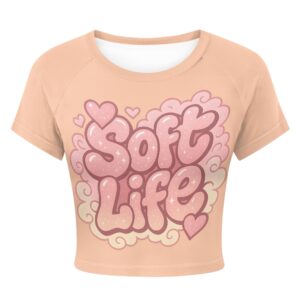 Soft Life Tight Cropped T‑Shirt