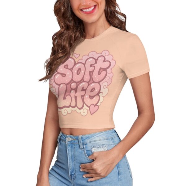 Soft Life Tight Cropped T‑Shirt - Image 4