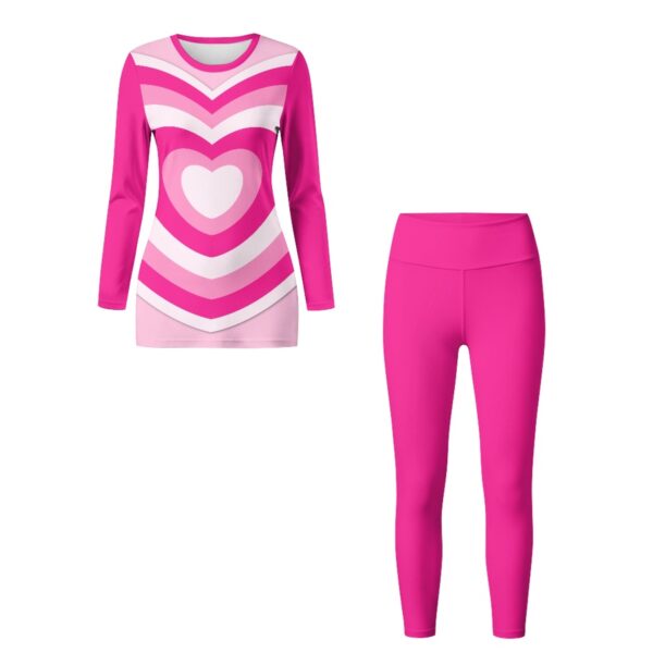 Retro Chic Love Heart Matching 2-Piece Set - Image 4